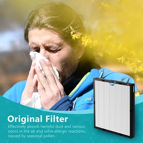 Miniatura 7 de Vital 200S - Filtro de repuesto de absorción de toxinas para LEVOIT Vital 200S Smart WiFi Air Puri-fier, True 3 en 1 HEPA y filtro de carbón
