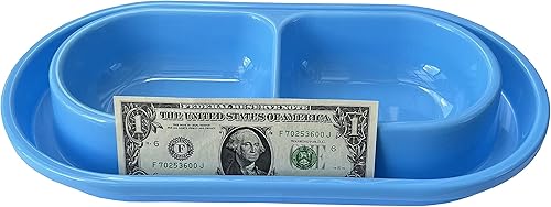 Miniatura 4 de Plato a prueba de hormigas para gatos, comedero para mascotas de 32 onzas, cuenco de agua para perros pequeños y medianos (rosa, M)