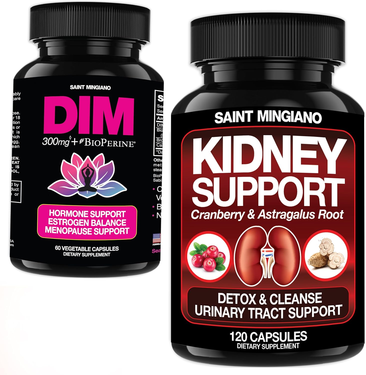 Kidney Support Cleanse Detox & Repair - with - DIM Supplement 300 mg