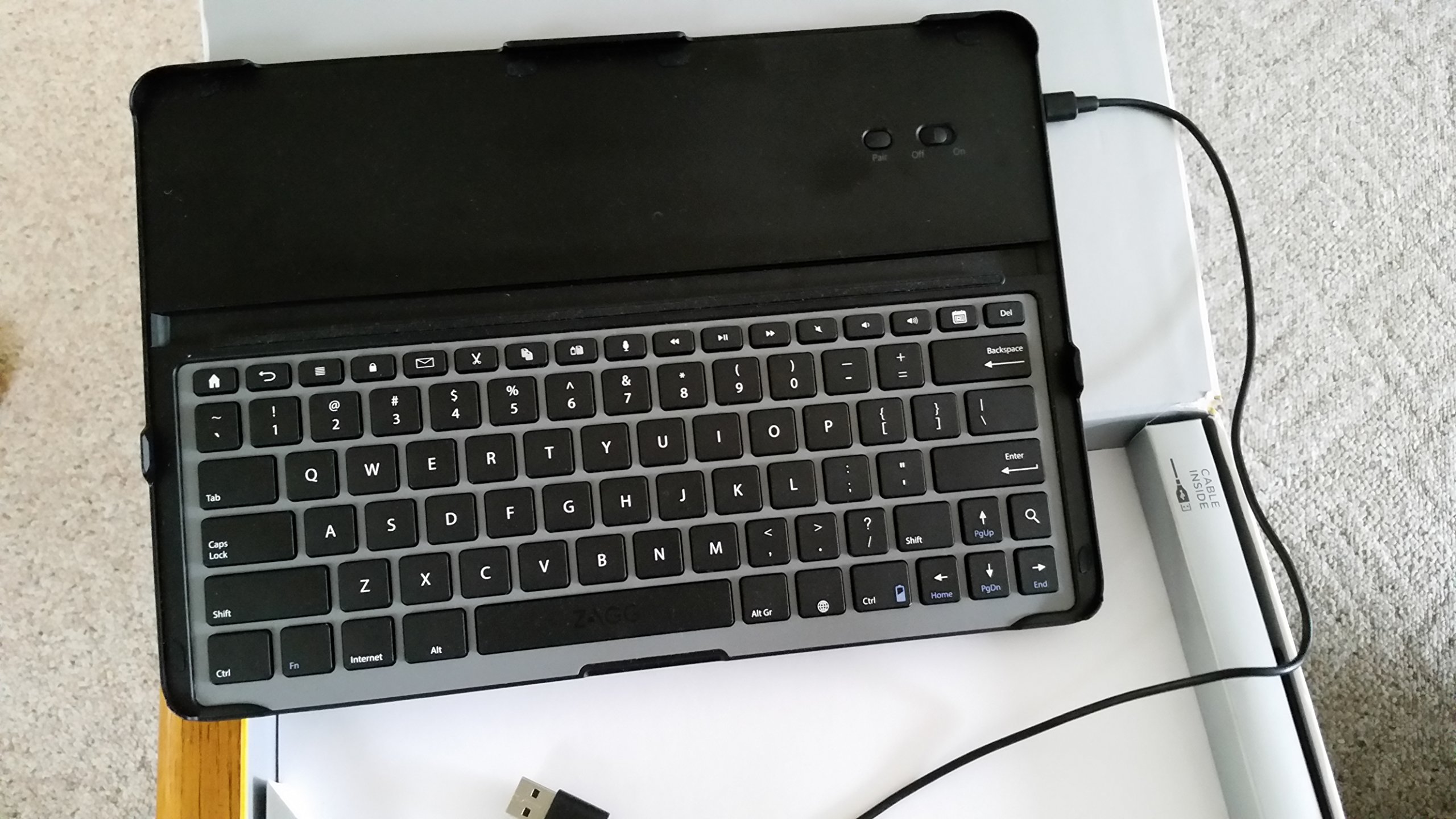 Amazon.com: ZAGG ZAGGKeys Pro Cover Fit - Bluetooth Keyboard