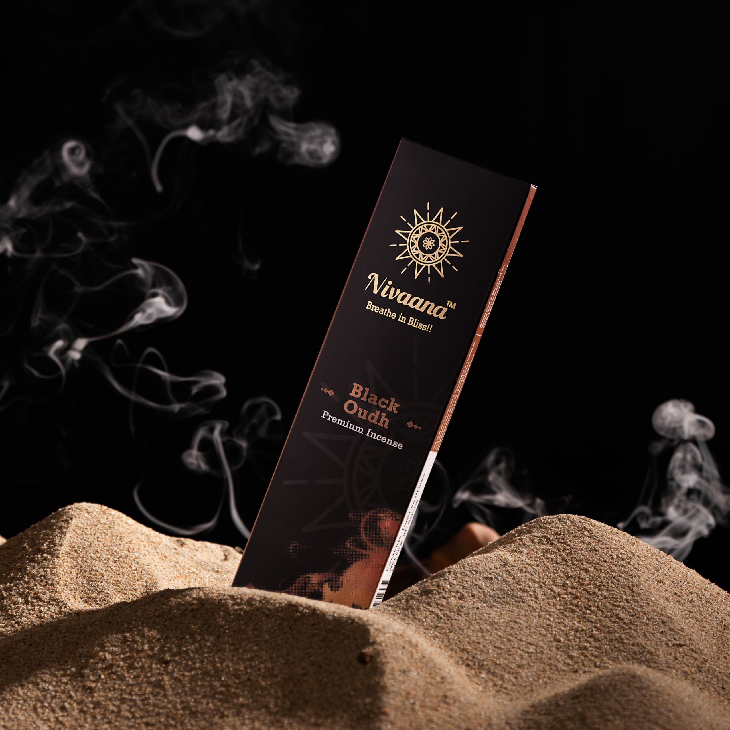 Nivaana Black Oudh Premium Incense Sticks, 30 Sticks, Natural Agarwood Fragrance, Pure Ingredients-image-24