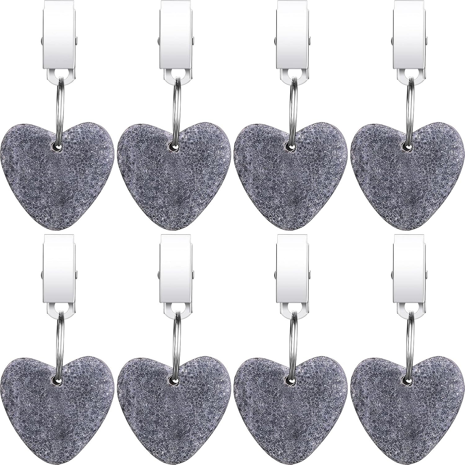 Tablecloth Weights Hanger Heart Shape Stone Tablecloth Weights with