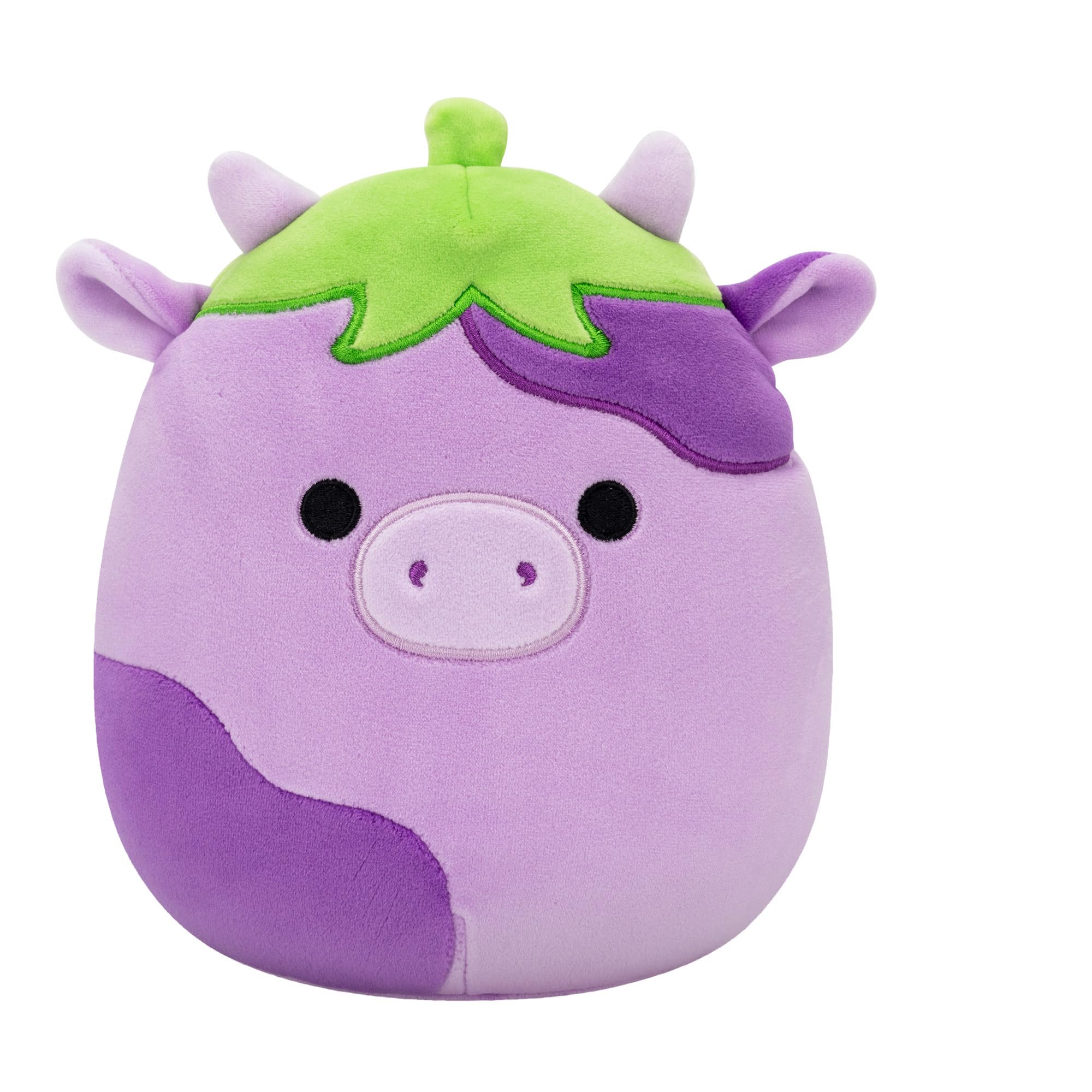 Squishmallows Original 7.5-Inch Frederick the Eggplant Cow, 7.5 inches - Image 2