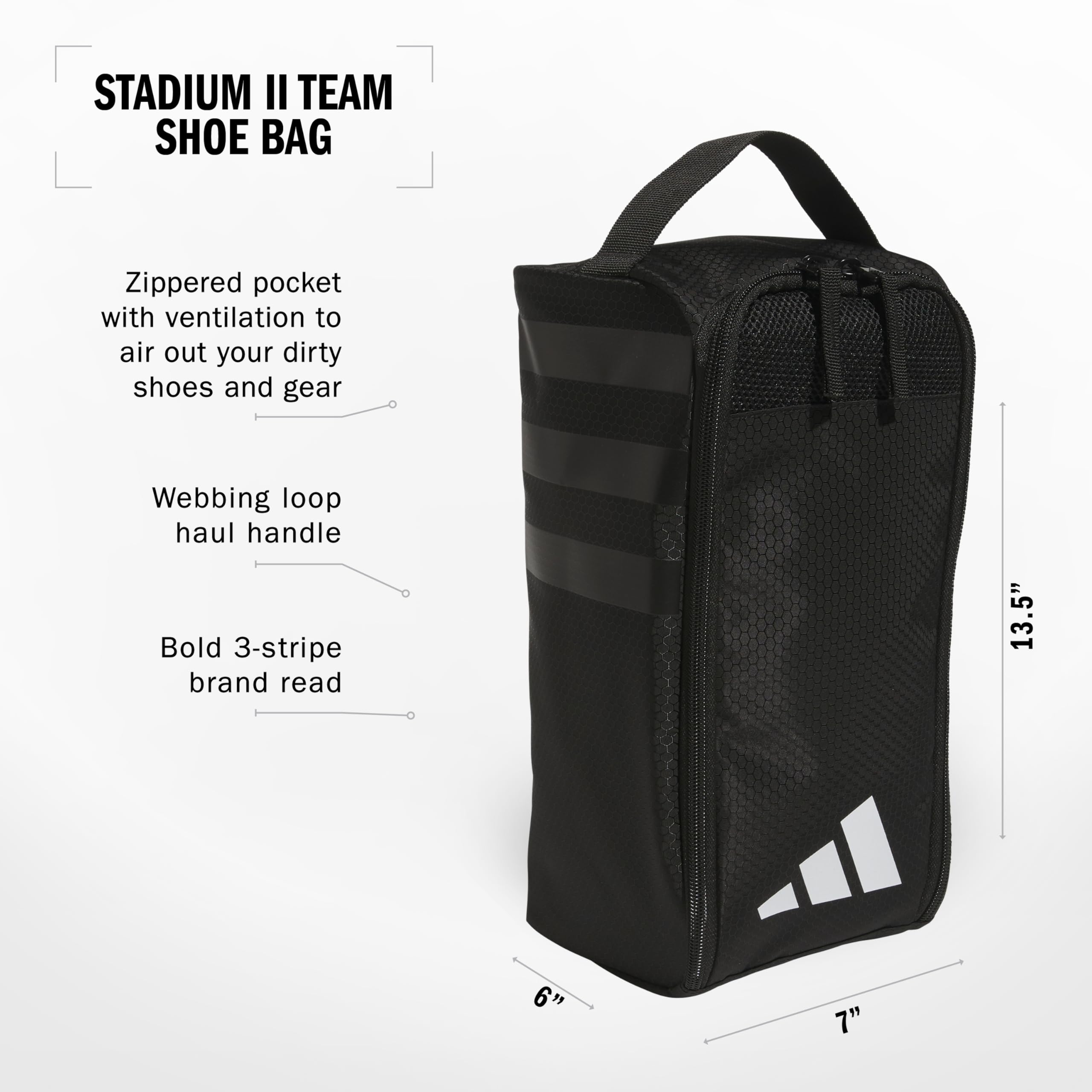 adidas Unisex-Erwachsene Shoe Bag Stadium II Team Handschuhtasche