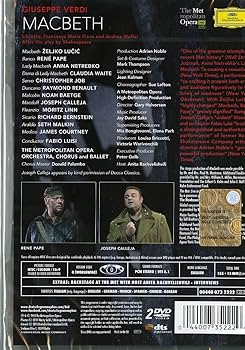 Amazon.com: Verdi: Macbeth[2 DVD] : Netrebko/Lucic/Calleja