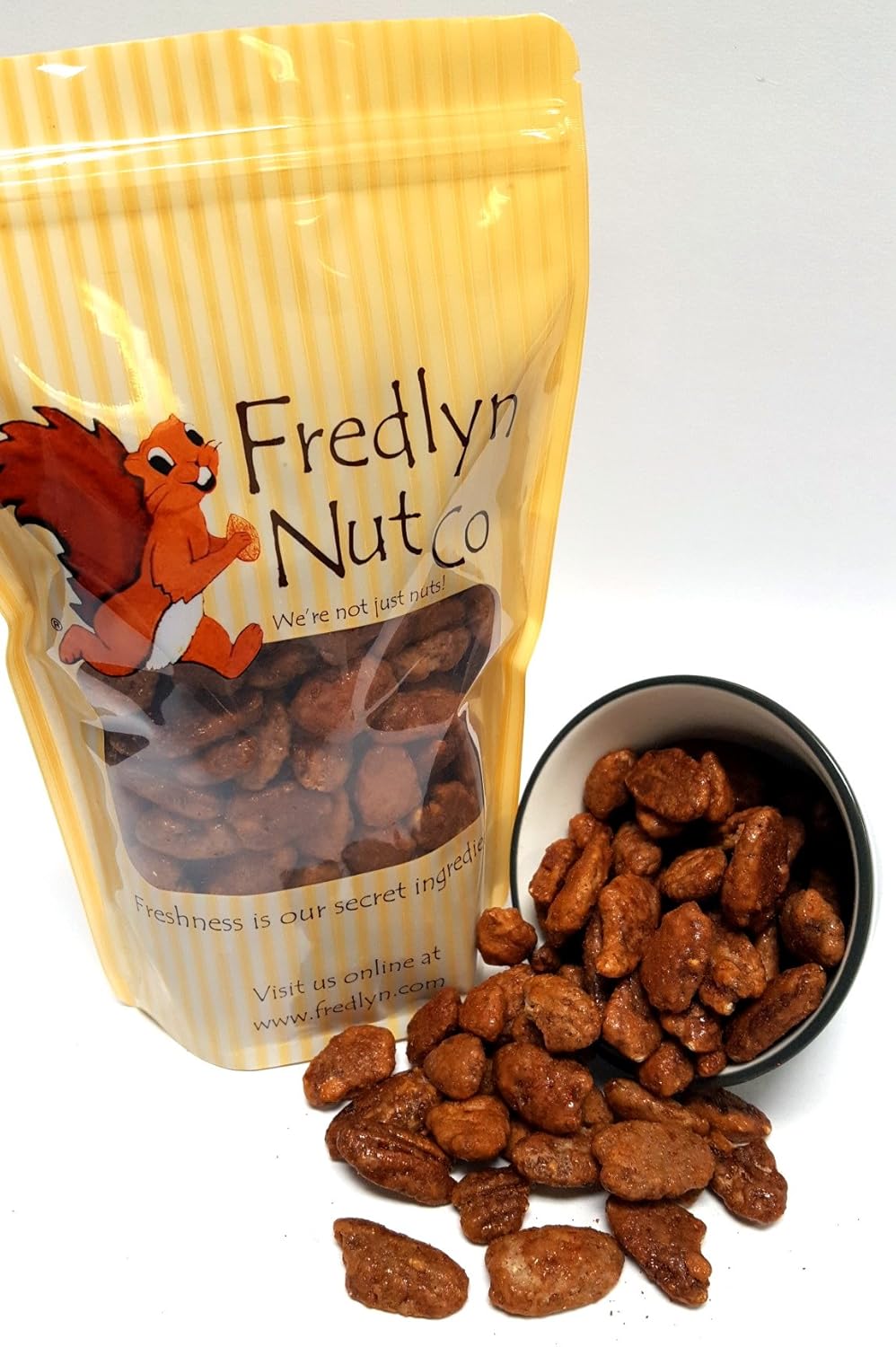 Sweet 'N Spicy Pecans 1lb Reclosable Bag Spiced Pecans