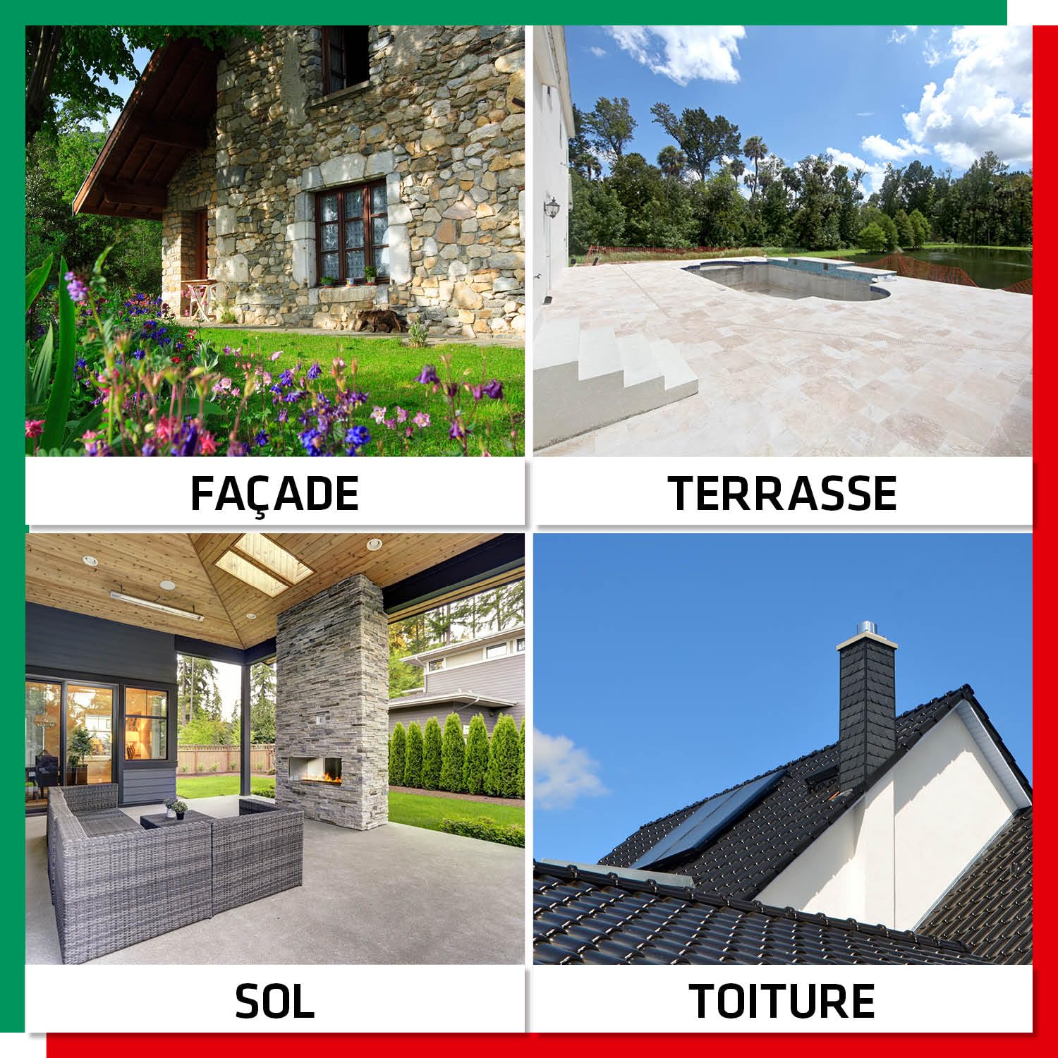 Parexlanko - Hydrofuge de surface - 238 Lanko Resist Hydro - Protection anti-tache imperméabilisante longue durée - Toiture, façade et terrasse - 5L