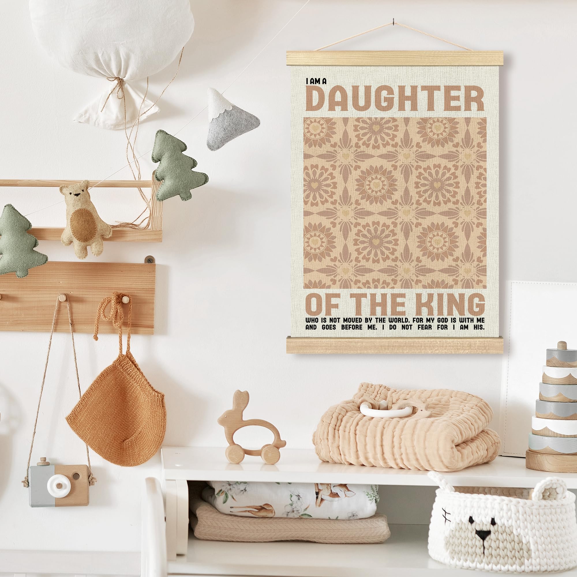 Lot De 6 Peintures Murales Religieuses Pour Enfants Avec Citations Positives Et Versets De La Bible – 20,3 X 25,4 Cm – Collage Mural Esthétique Pour Chambre De Garçon Et De Fille – Cadeaux