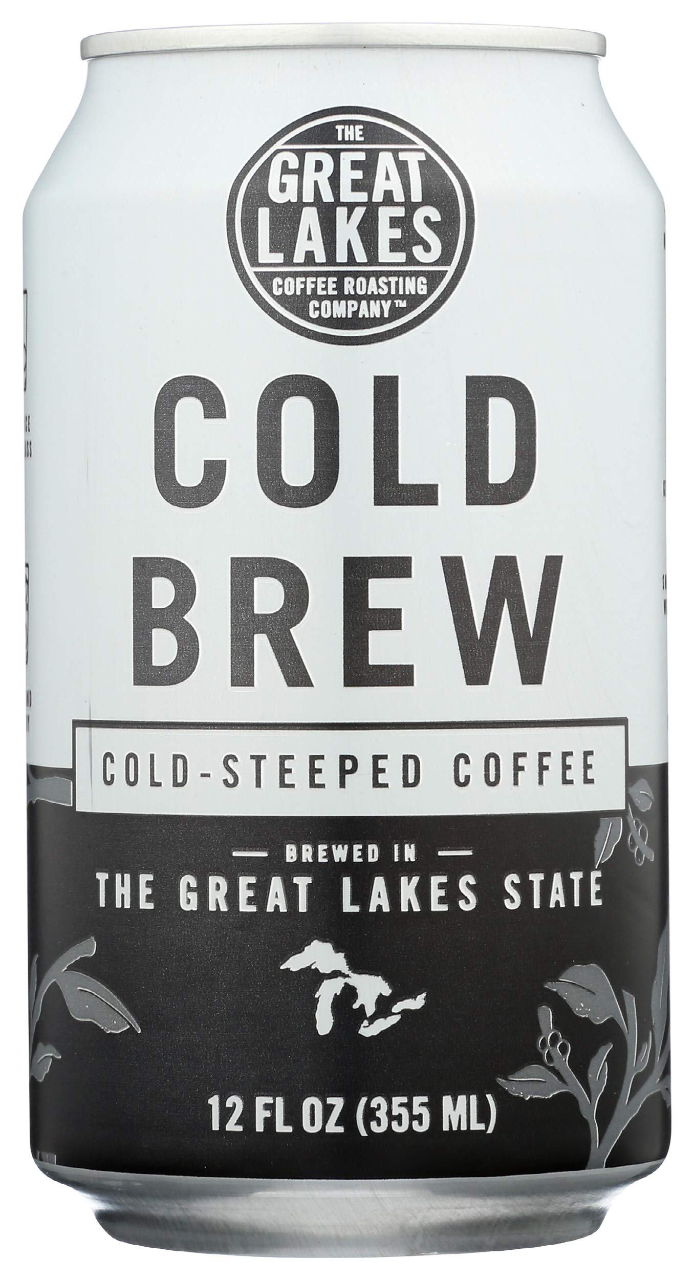 GREAT LAKES COFFEE Cold Brew Cold Steeped Coffee, 12 FZ