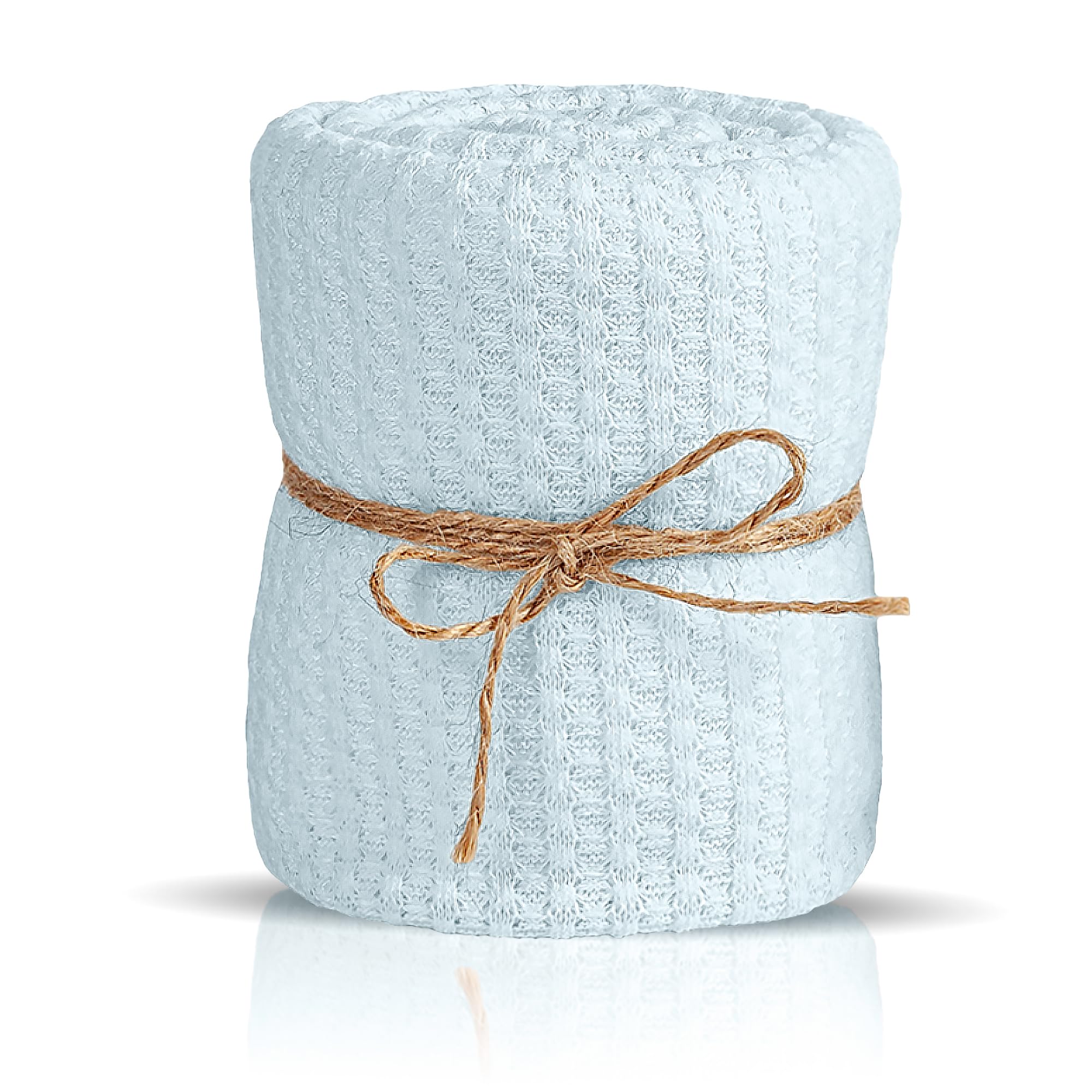 Twinkle Nest Baby Wrap: Newborn Photography Wrap. Baby Photoshoot Prop for Boy or Girl. Baby Swaddle Wrap and Receiving Blanket for Newborn Photography Props. Baby Gift. (Baby Blue)