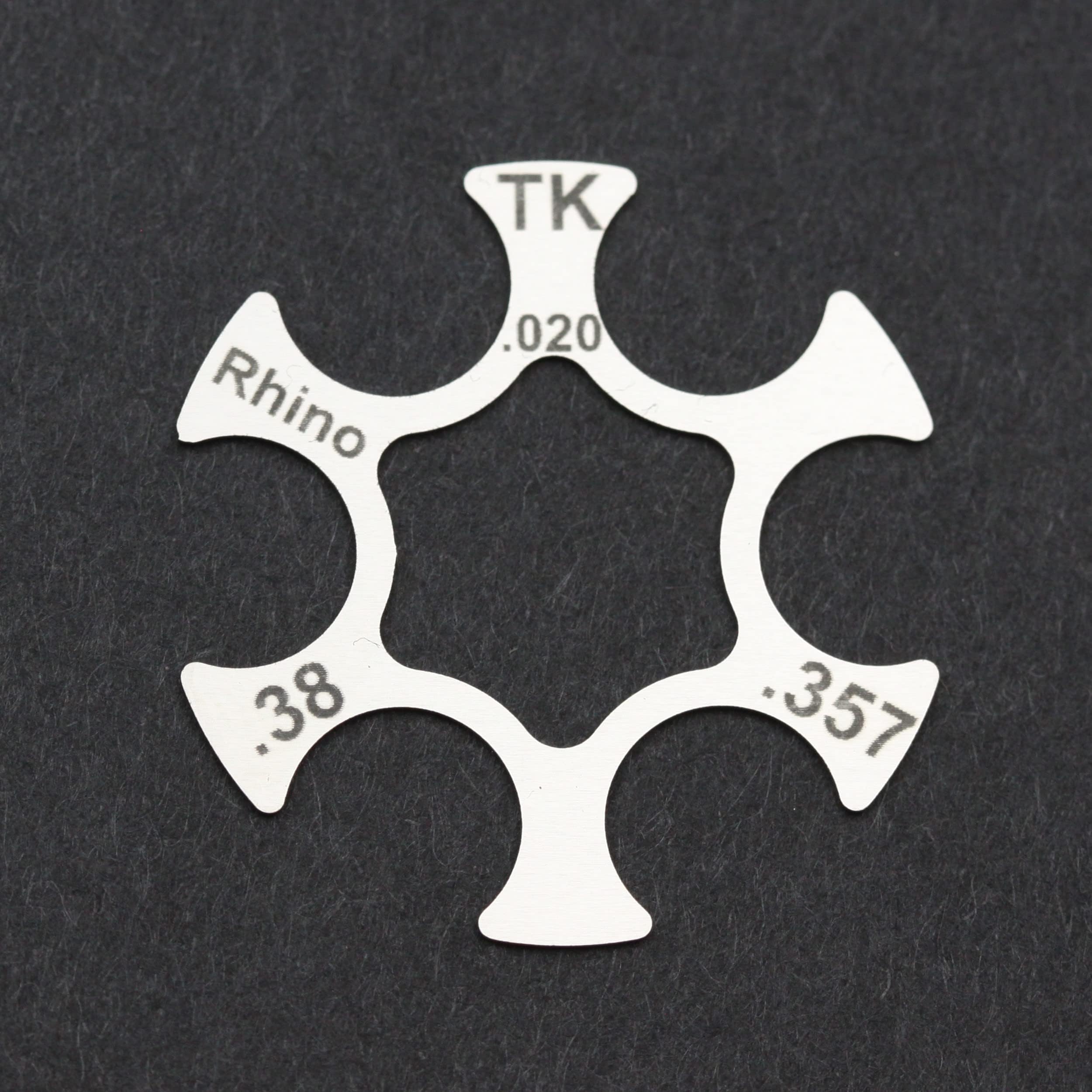 10 Moon Clips - Premium Moon Clip for Chiappa Rhino .38/.357 Revolver | Speedy Stainless Steel Moon Clips for Easy Loading and Unloading | Made in USA