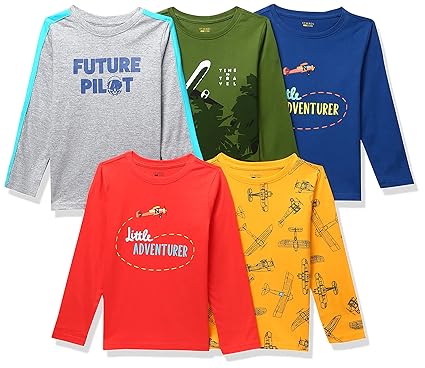 Amazon Brand - Symbol Boys Regular T-Shirt