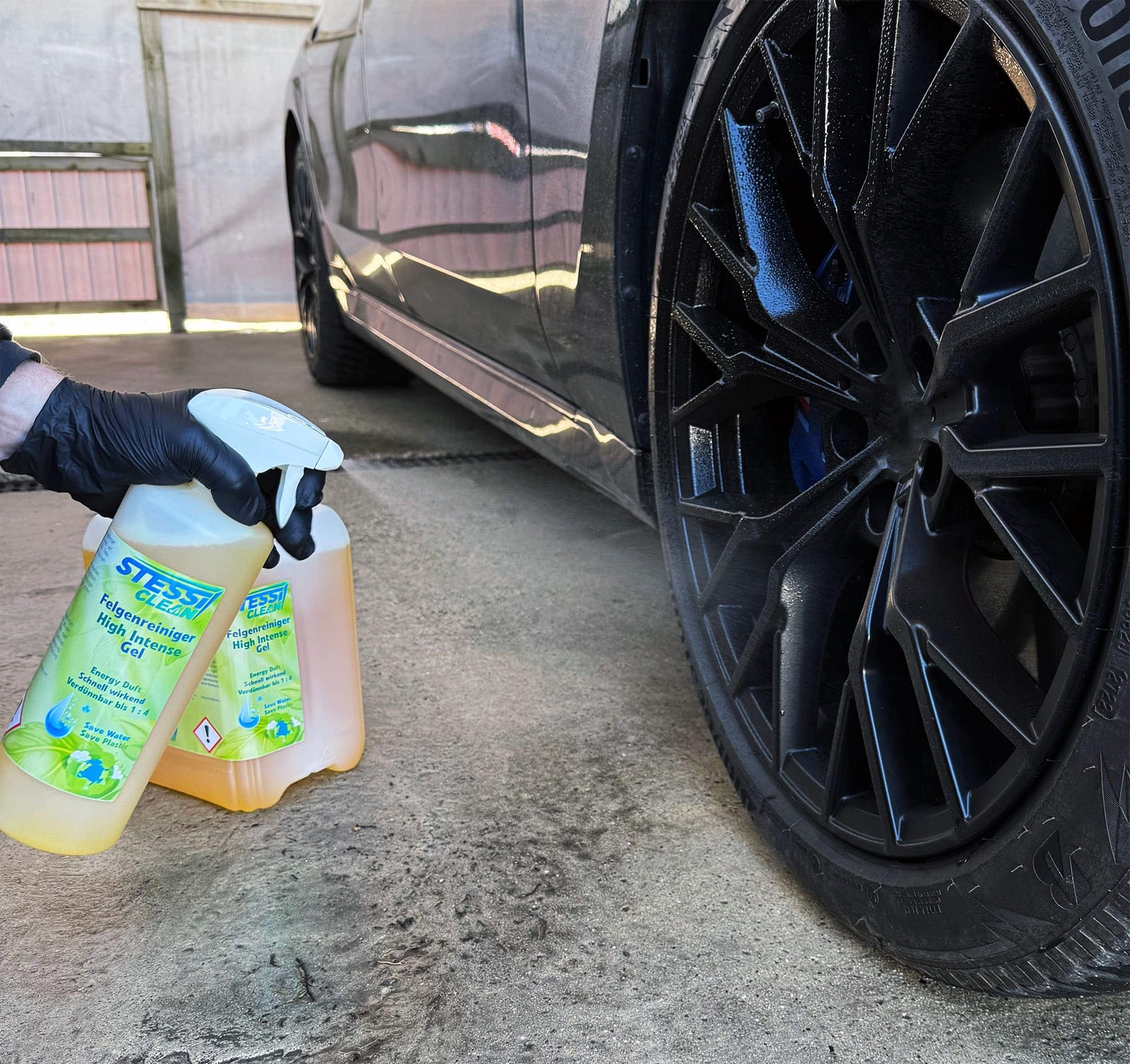 Felgenreiniger Power Gel | 25 Liter | Hochwertige Autopflege | Felgenreinigung | Felgen Spray | Bremsstaubentfernung | Auto Felgenreiniger | Reinigung Gel für Felgen