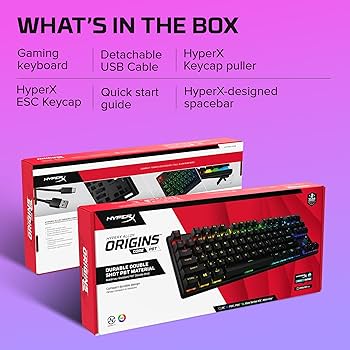 Amazon | HyperX Alloy Origins Core PBT - TKL メカニカル