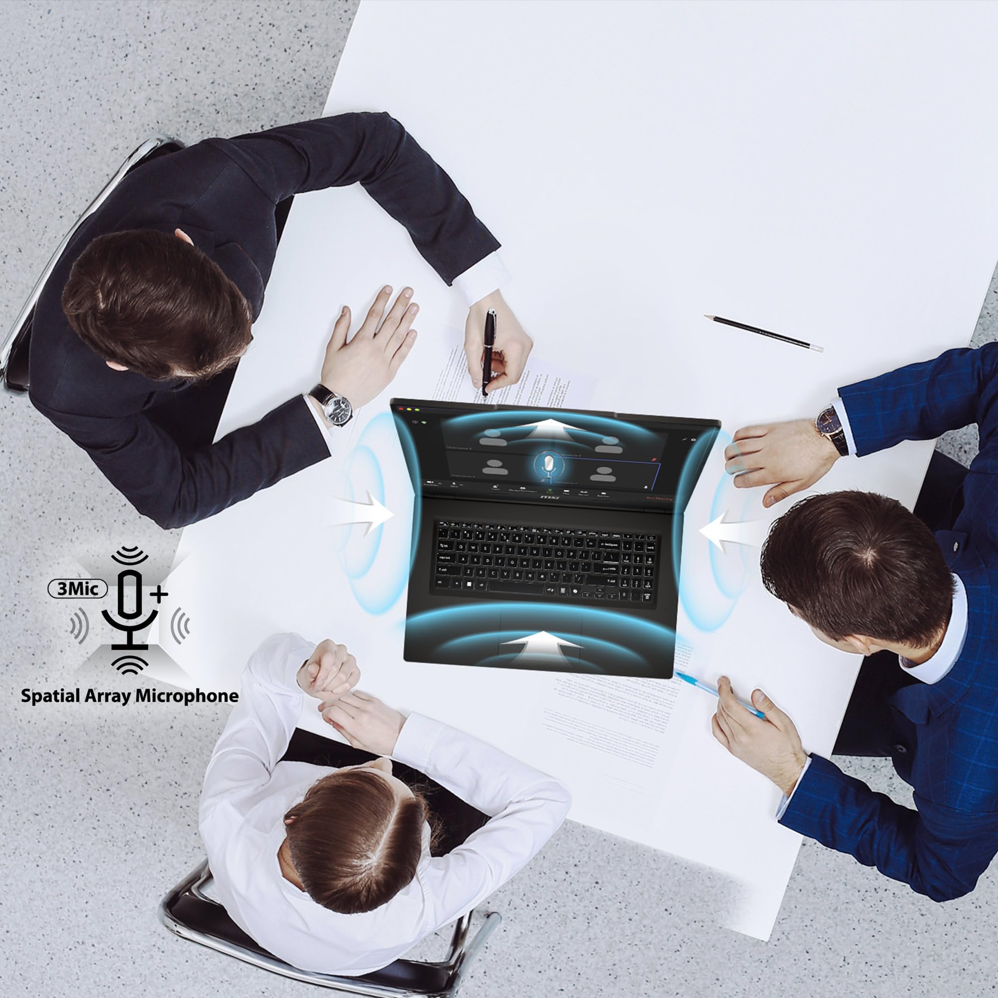 MSI VenturePro A17 AI+, ordenador portátil empresarial, procesador AMD Ryzen™ AI 7 350, pantalla Full HD de 17,3", gráficos NVIDIA® GeForce RTX™ 5060, 16 GB de RAM, SSD de 512 GB, Windows 11 Home