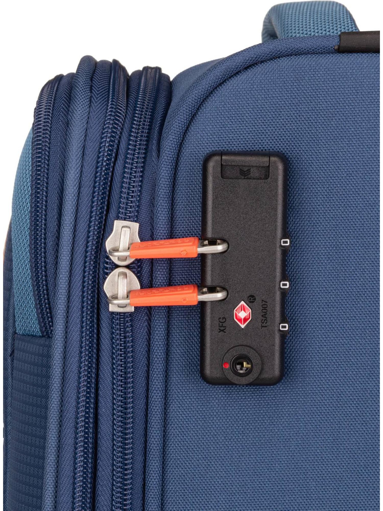 American Tourister Pulsonic - Spinner S, Luggage Manual expandible, 55 cm, 40.5/43.5 L, Azul (Combate Navy)