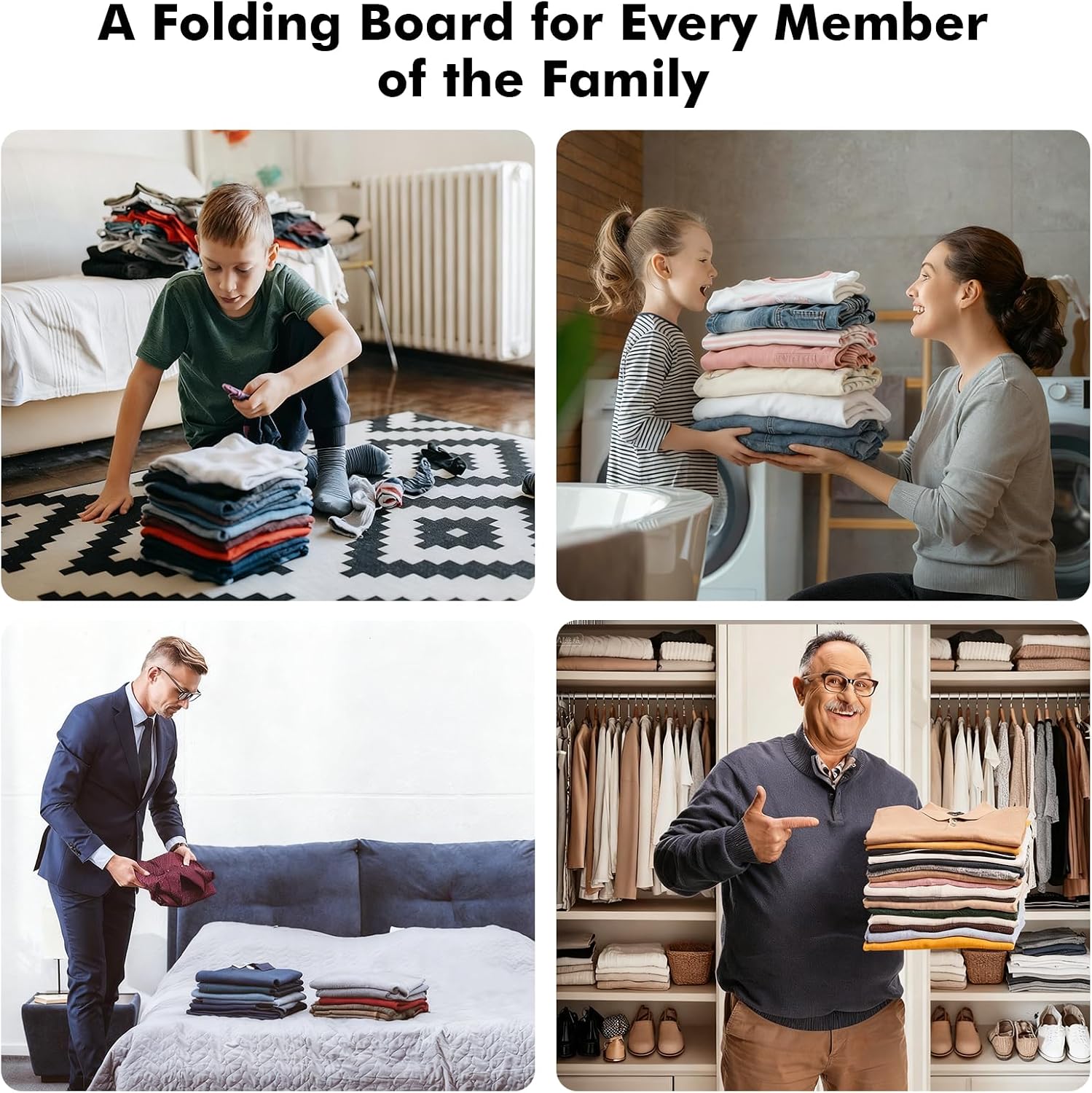 BoxLegend Shirt Folder Durable Shirt Folding Board Foldable for Adult & Kid | Tshirt Folder, Laundry Liners, Space-Saving, Store-Perfect Folds, Get Kids Involved