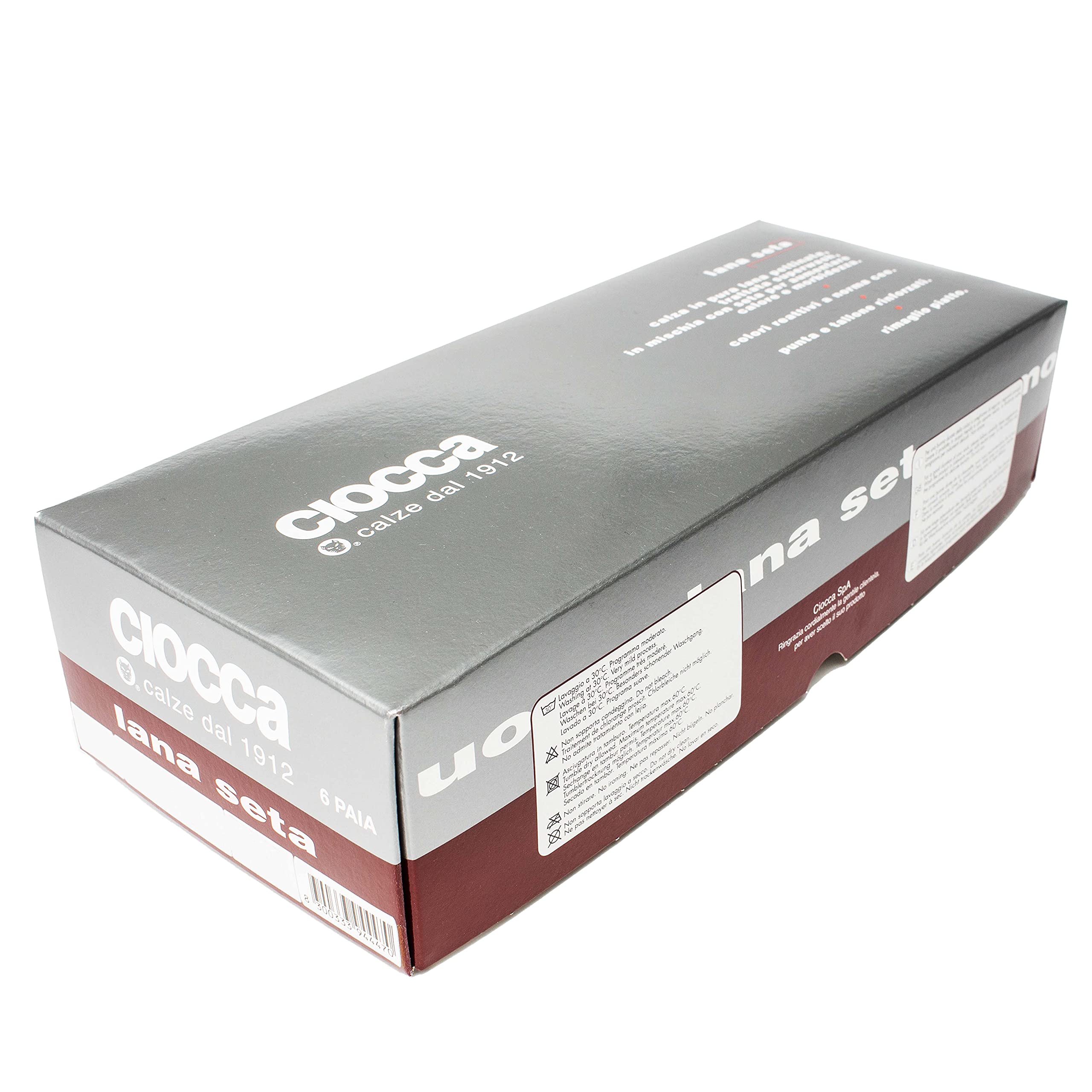 Ciocca Calze Lunghe Uomo Lisce in Lana Seta - 3/6 Paia - Made in Italy