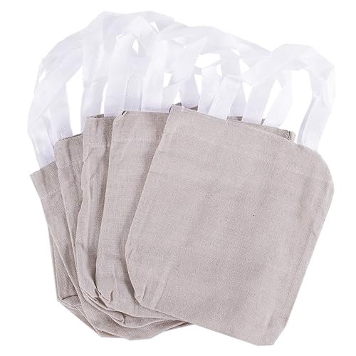 Super Z Outlet 8" x 8" Canvas Tote Sacks Natural