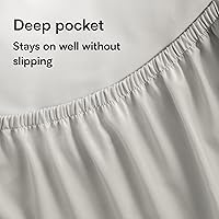 Vista 7 de Protector impermeable de colchón tamaño Individual de 39x75 pulgadas. Transpirable, sin ruido, 8 a 20 pulgadas. Cama de microfibra cepillada ultra