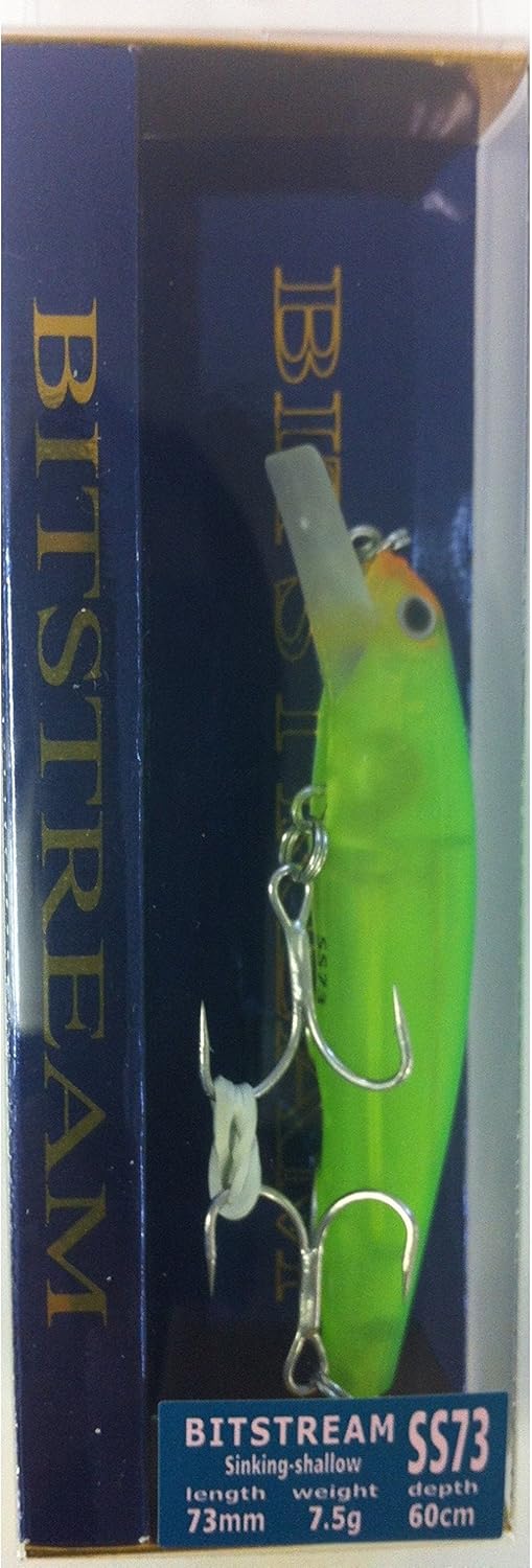 TackleHouse SS73 Double Dia Bitstream SS, 2.9 inches (73 mm), 0.3 oz (7.5 g), Sinking Shallow Lure