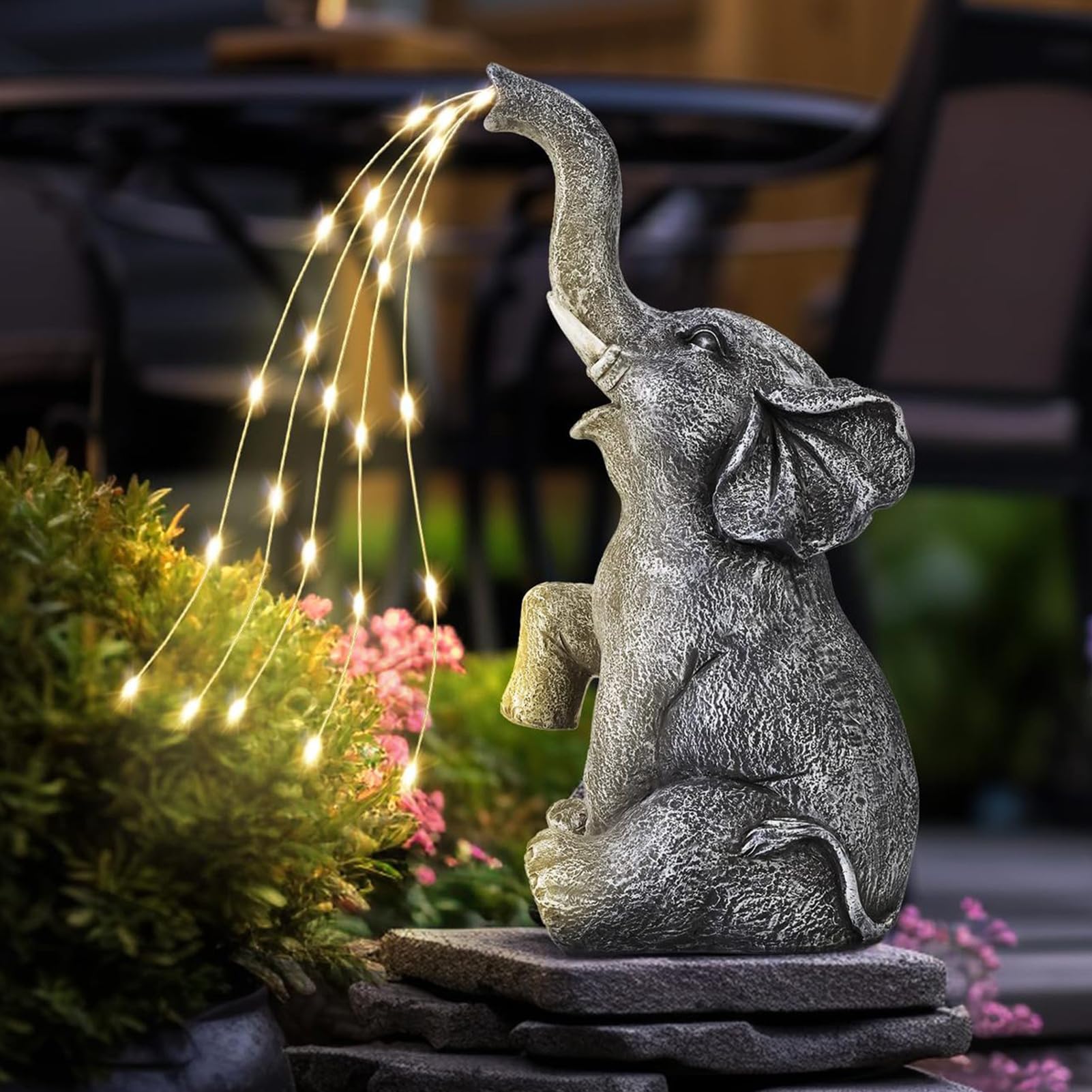 FONTANA SOLARE DA GIARDINO FONTANA DA GIARDINO FONTANA DECORATIVA per giardino DECORAZIONE FONTANA A ENERGIA SOLARE fontana solare per laghetto fontana solare da laghetto Sirena