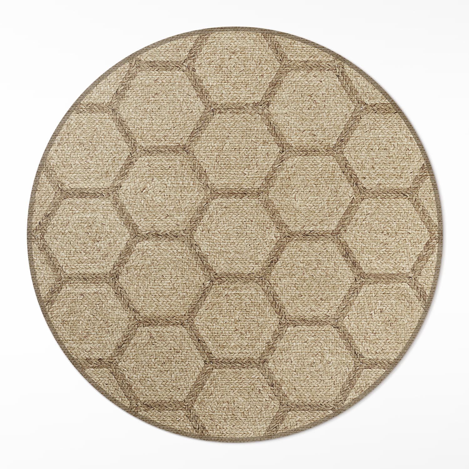 Tapis cuisine rond PVC résistant à la rayure ø70 cm maison deco intérieur