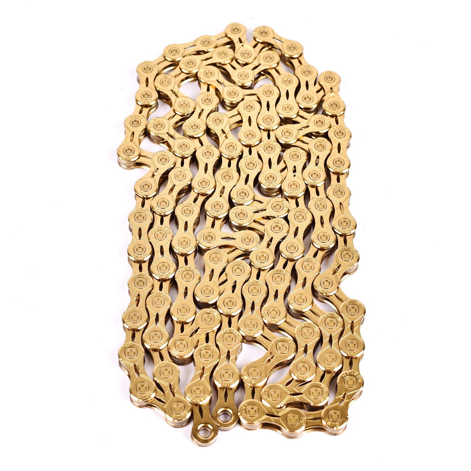 SX10SL Cadena de bicicleta de 10 velocidades 1/2" x11/128 eslabones oro 116