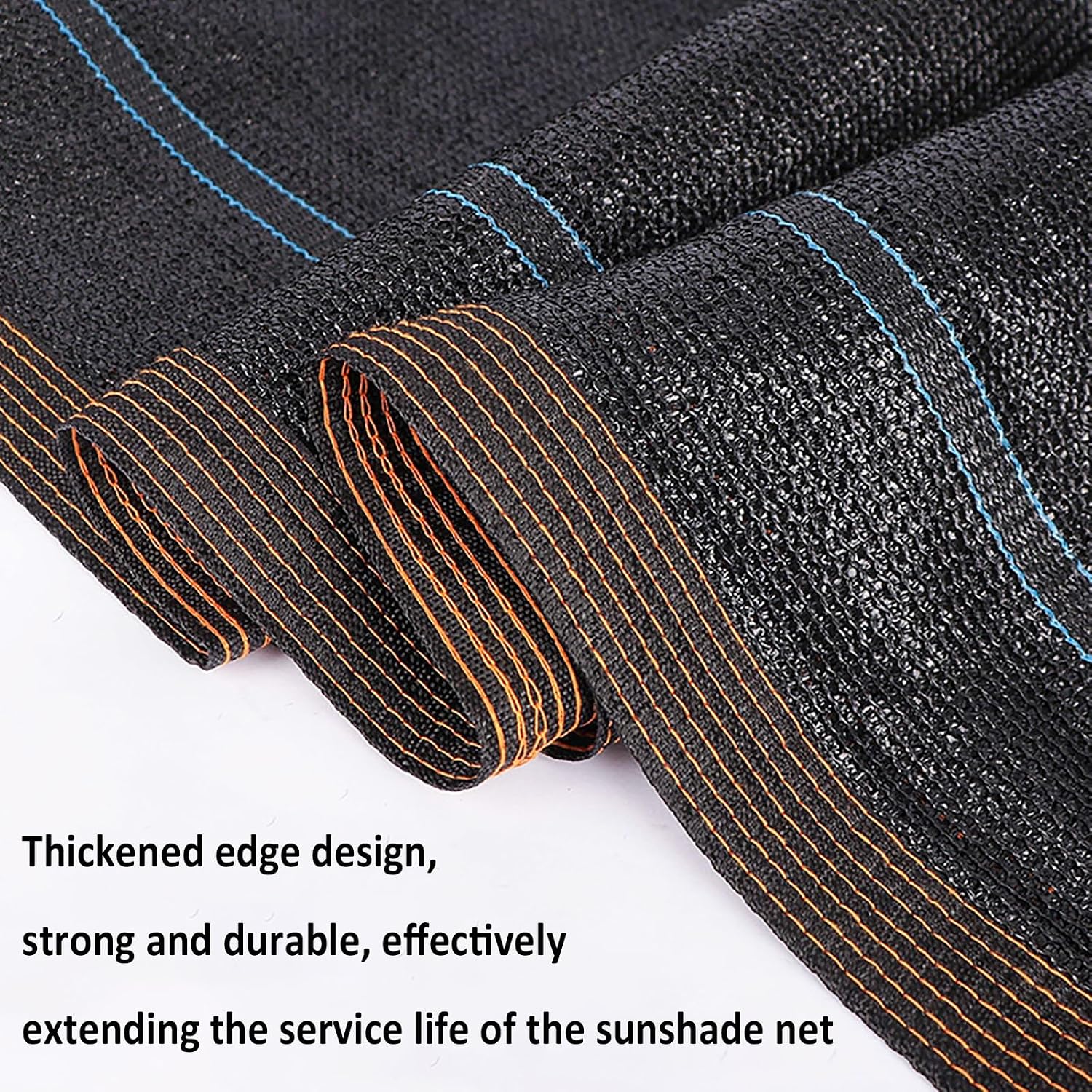 Shade Cloth with Grommets Sunshade Netting for Balcony Patio Garden UV Protection Cover Outdoor Shade Fabric (8x1.5m) Versatile Shade Solution