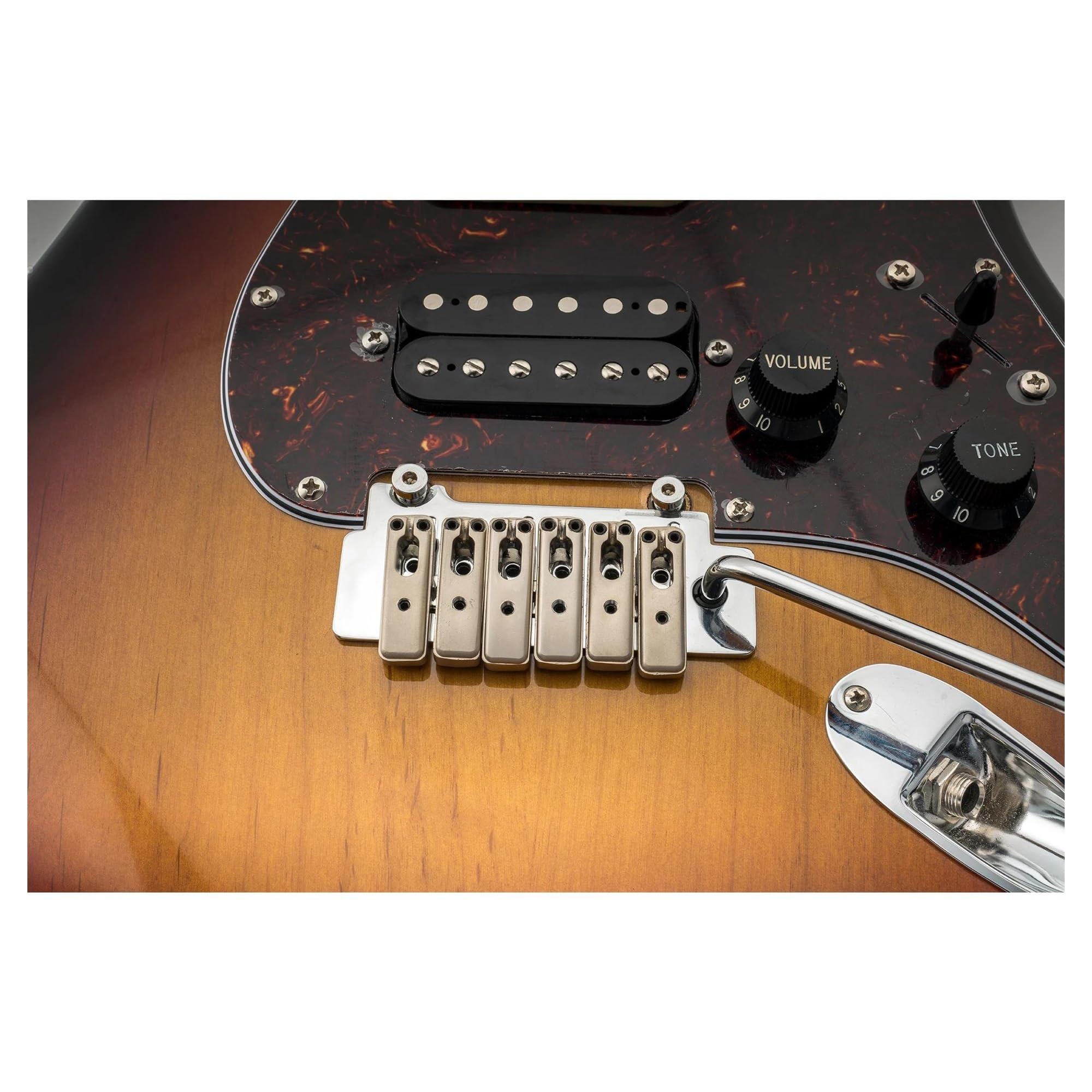 Brazo Emergente Para Puente Trémolo Con Montura Independiente De 52.5 Mm Para Guitarra | Puente de guitarra(Chrome)