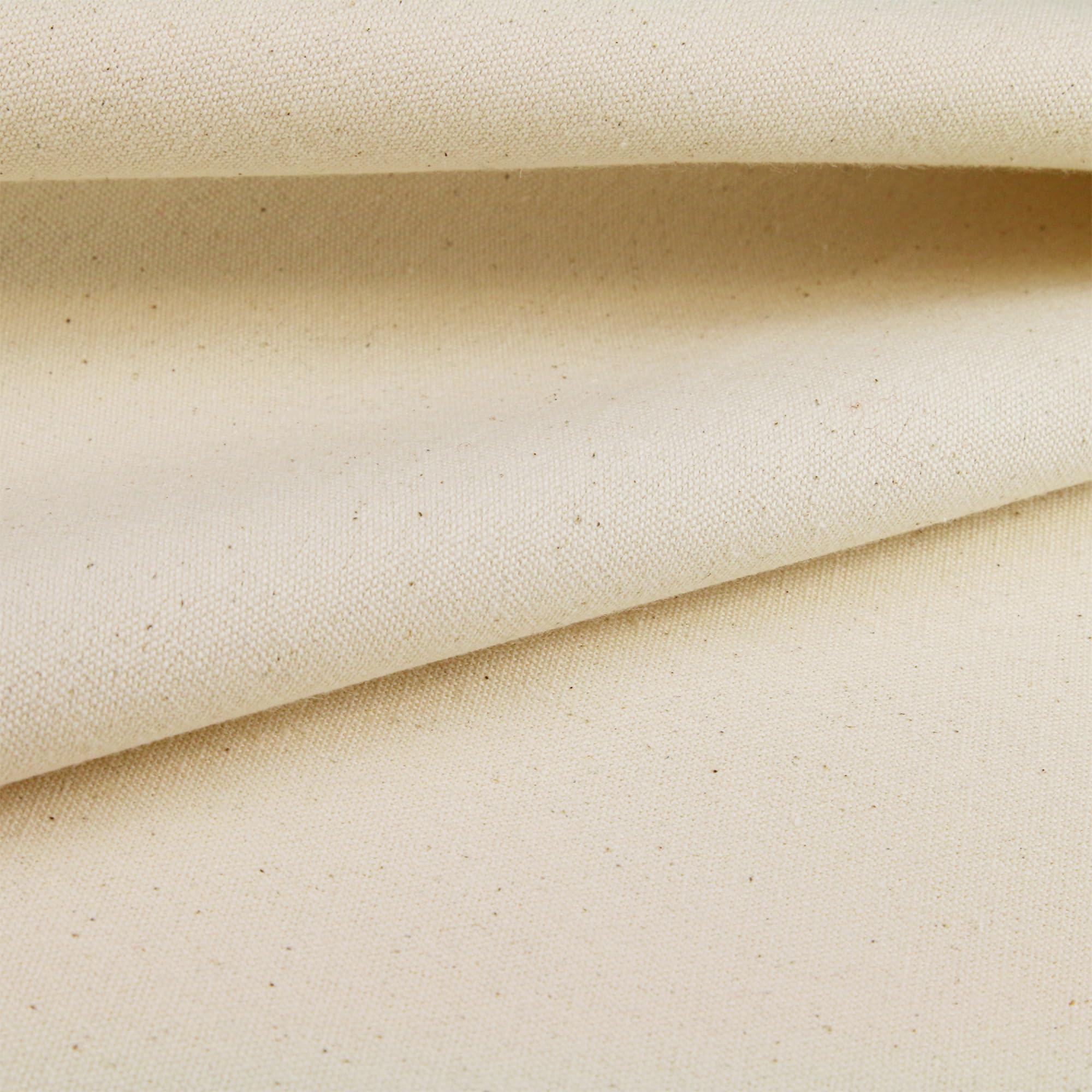 A-Express 100% cotone ecru al metro, 230 g/m², peso pesante, 150 cm di larghezza, per artigianato, cucito, trapuntatura, ricamo, rivestimenti, progetti fai da te e