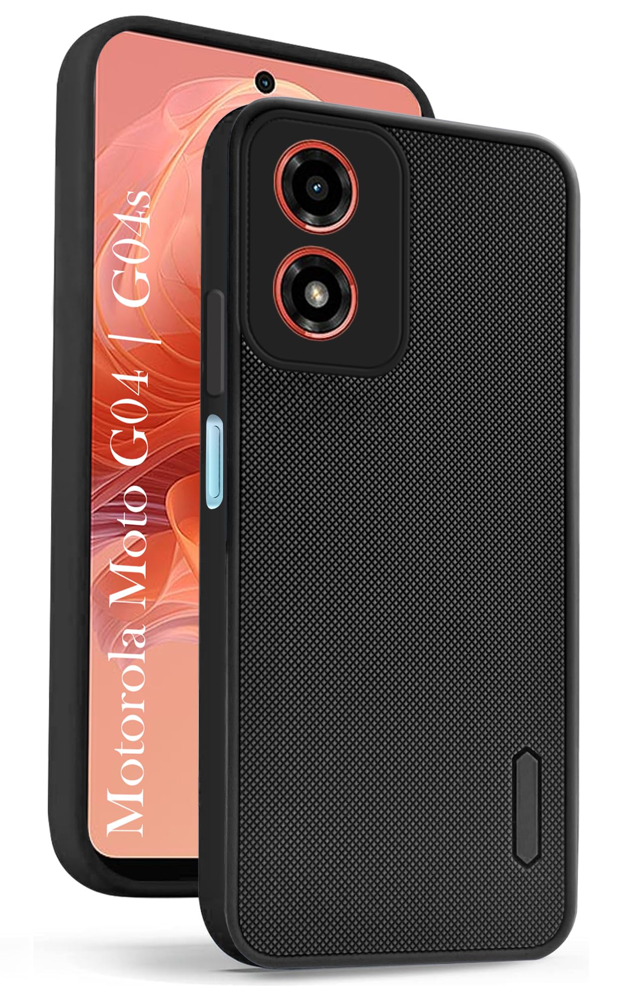 Jkobi Back Cover Case for Motorola Moto G04 | Motorola Moto G04s (Textured Grip Design | Camera Protection | Slim and Light Weight | Soft Touch and Feel | Black) (B0D111M37J) Amazon Price History, Amazon Price Tracker