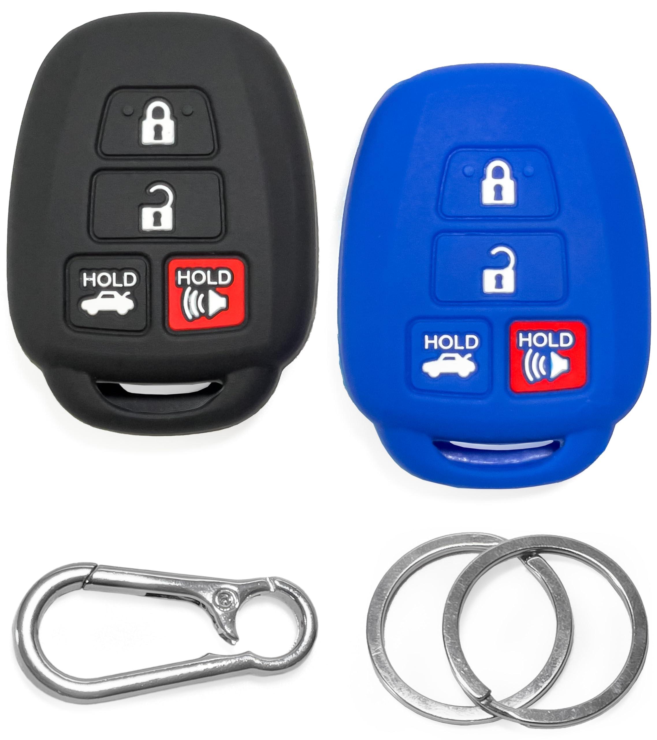 2er-Set Silikon-Schutzhüllen Für Autoschlüssel – Passend Für Toyota & Subaru (2007-2015)