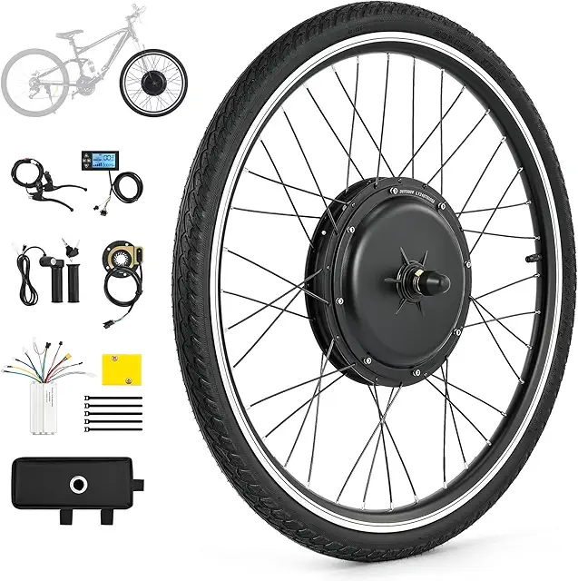 Kit Conversione Bici Elettrica CO-Z 500W/1000W con Motore e Display LCD