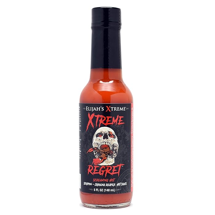 Buy Elijah's Xtreme Regret Hot Sauce Carolina Reaper & Trinidad