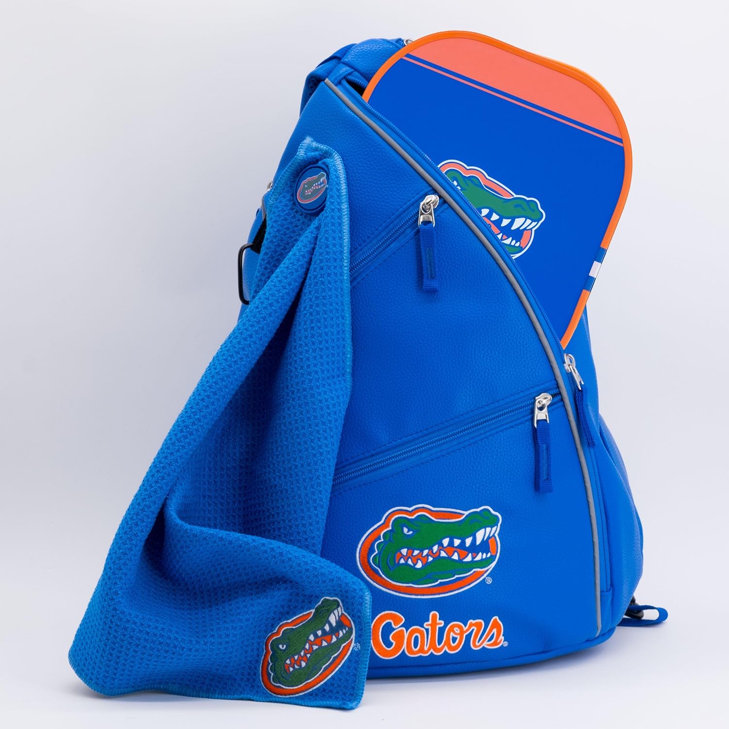 Team Golf PU Leather Backpack, Multi Team Colors, Large