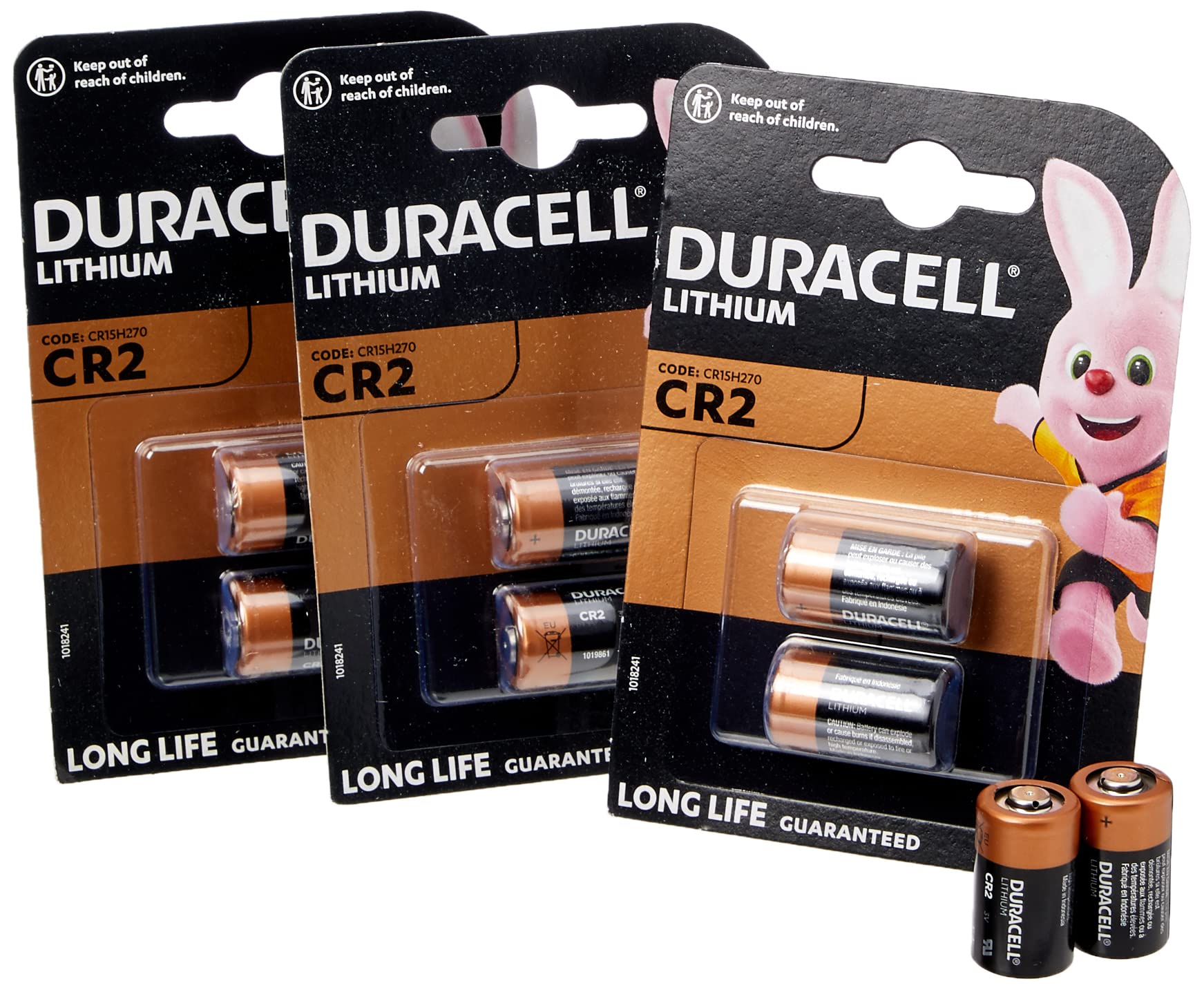 Batterij duracell cr2 lithium 2st | 2 blister | 10 stuks