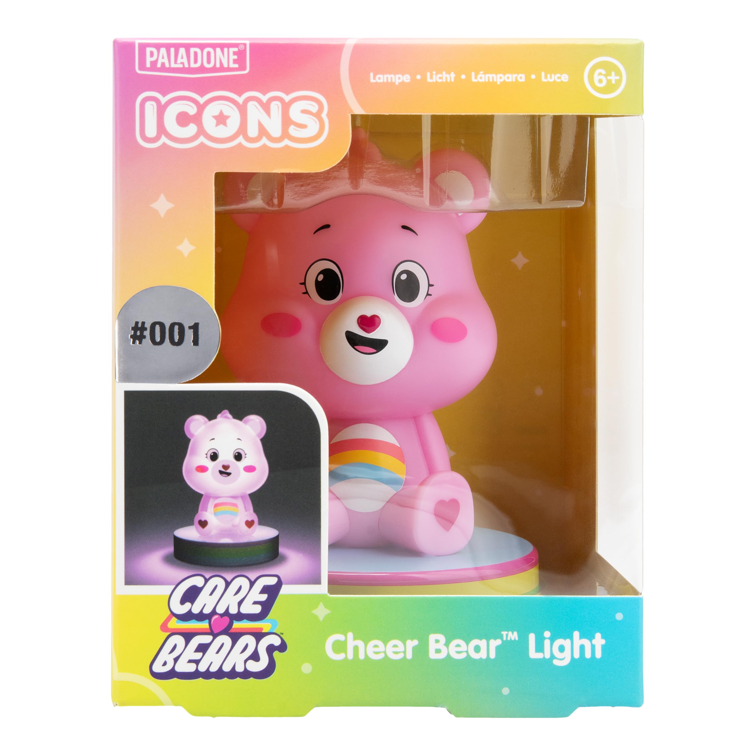 Paladone Care Bears Pink Cheer Bear Mini Icon Light - Image 4