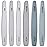 Nail File and Buffer Set, 6 Pcs Professional Nail File Kit for Acrylic and Natural Nails, 100/150/180/220/240/280/1000/4000 Grit Soft Nail Filer Gel Nail Files & buffers Filing Emery Board Home Salon