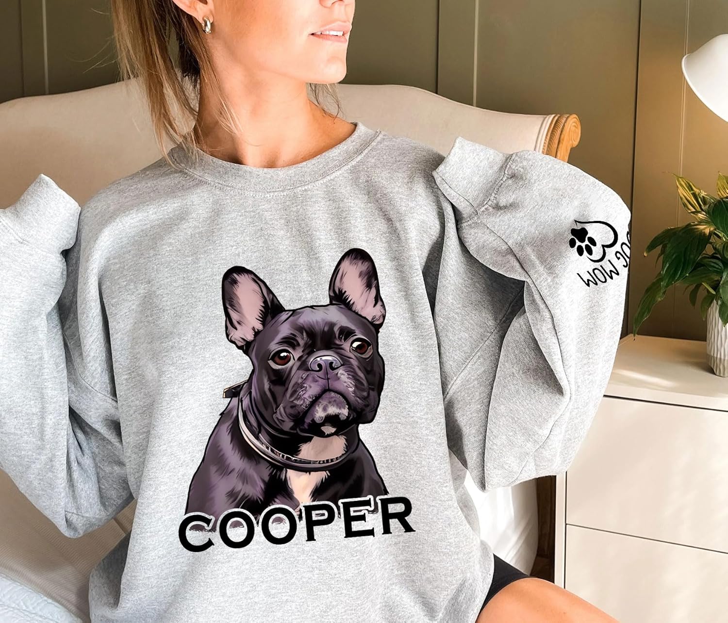 CHIARA CONTI11 Custom Hoodies Design Your Own, Portrait Custom Photo, Customized Gifts For Men, Mama Sweatshirts For Women - Image 2