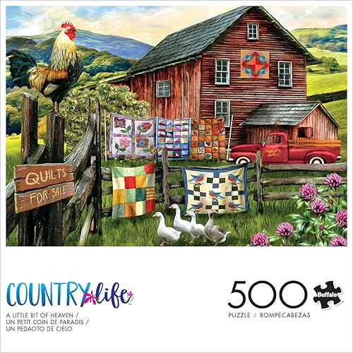 Miniatura 2 de Buffalo Games - Country Life - A Little Bit of Heaven - Rompecabezas de 500 piezas para adultos, rompecabezas desafiante perfecto para noches de