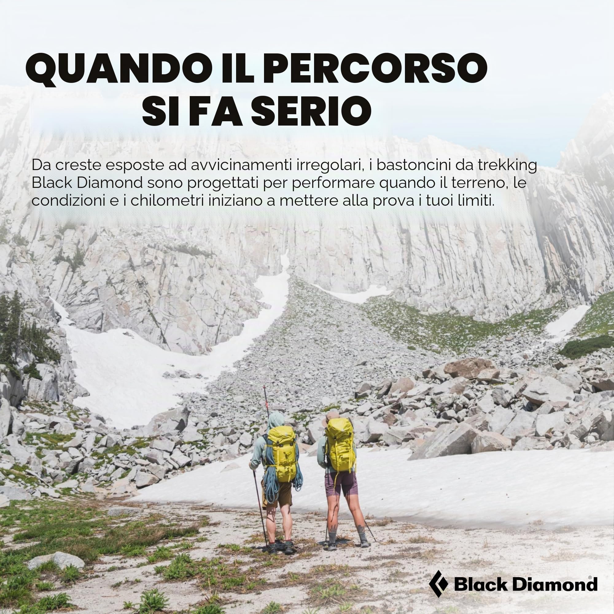 Black Diamond Bastoncini Trail MOD. 112507 Grigio