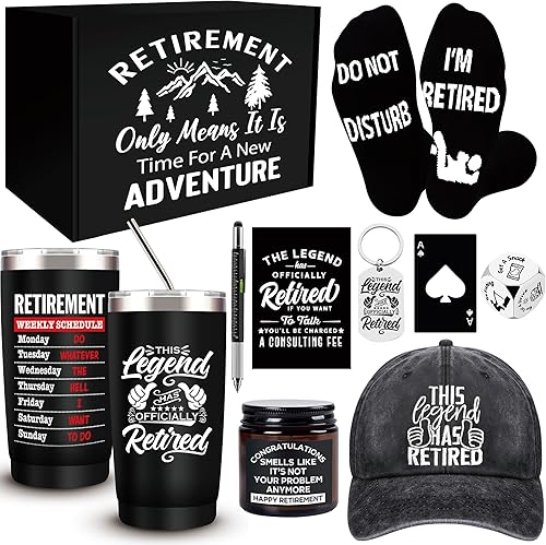 10 Pcs - Retirement Gifts For Brother