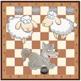 Escapar de las ovejas, o coger un lobo!