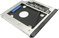 Vista 1 de Nimitz Adaptador de disco duro SSD de segundo disco duro compatible con Dell E6430 E6530 E6420 E6520 E6320 E6330 Bahía modular con eyector