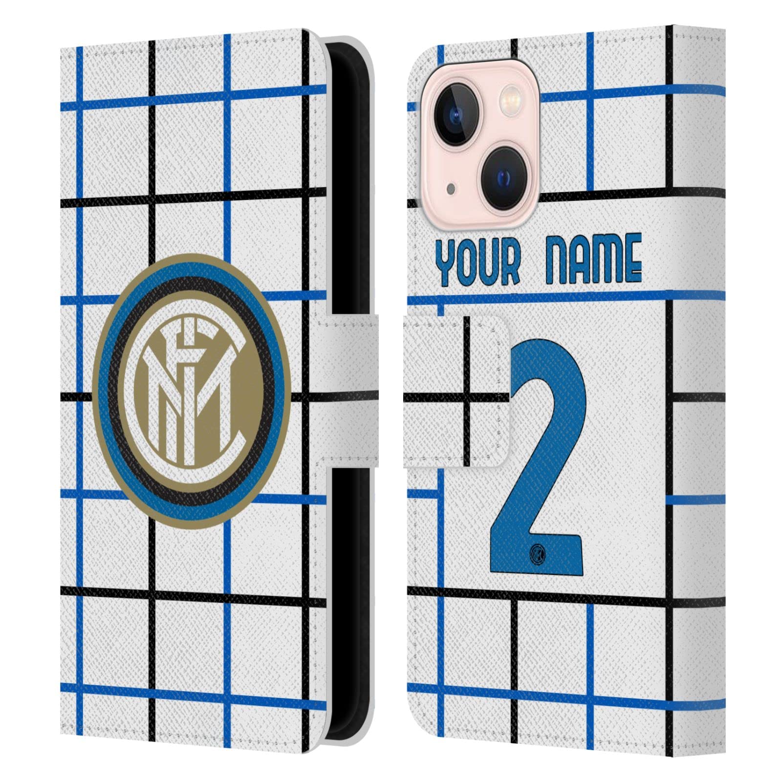 Coque Inter Milan iPhone 13 Mini cadeau idéal pour supporter étui en cuir - 7