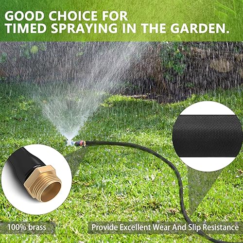 Miniatura 5 de ACOVER Manguera de jardín antitorcedura de 25 pies, flexible y resistente, ligera y resistente para exteriores, patio, césped, lavado de autos,