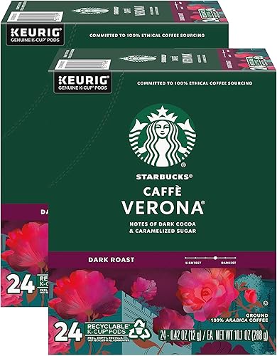 Capsulas tipo K Starbucks de Caffé Verona para máquinas Keurig.