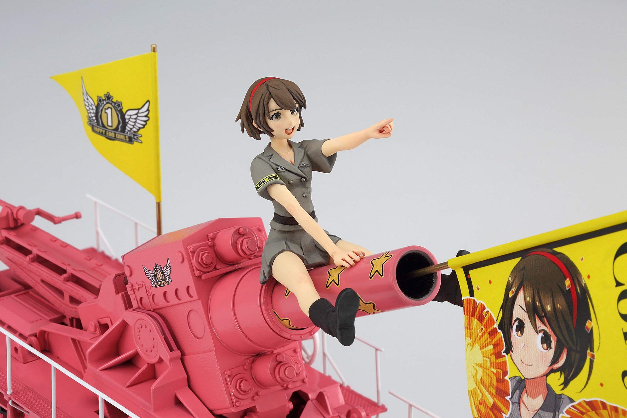 Amazon | ハセガワ 1/24 ハッピーたまごガールズ No.1 羽澄れい w/ 1