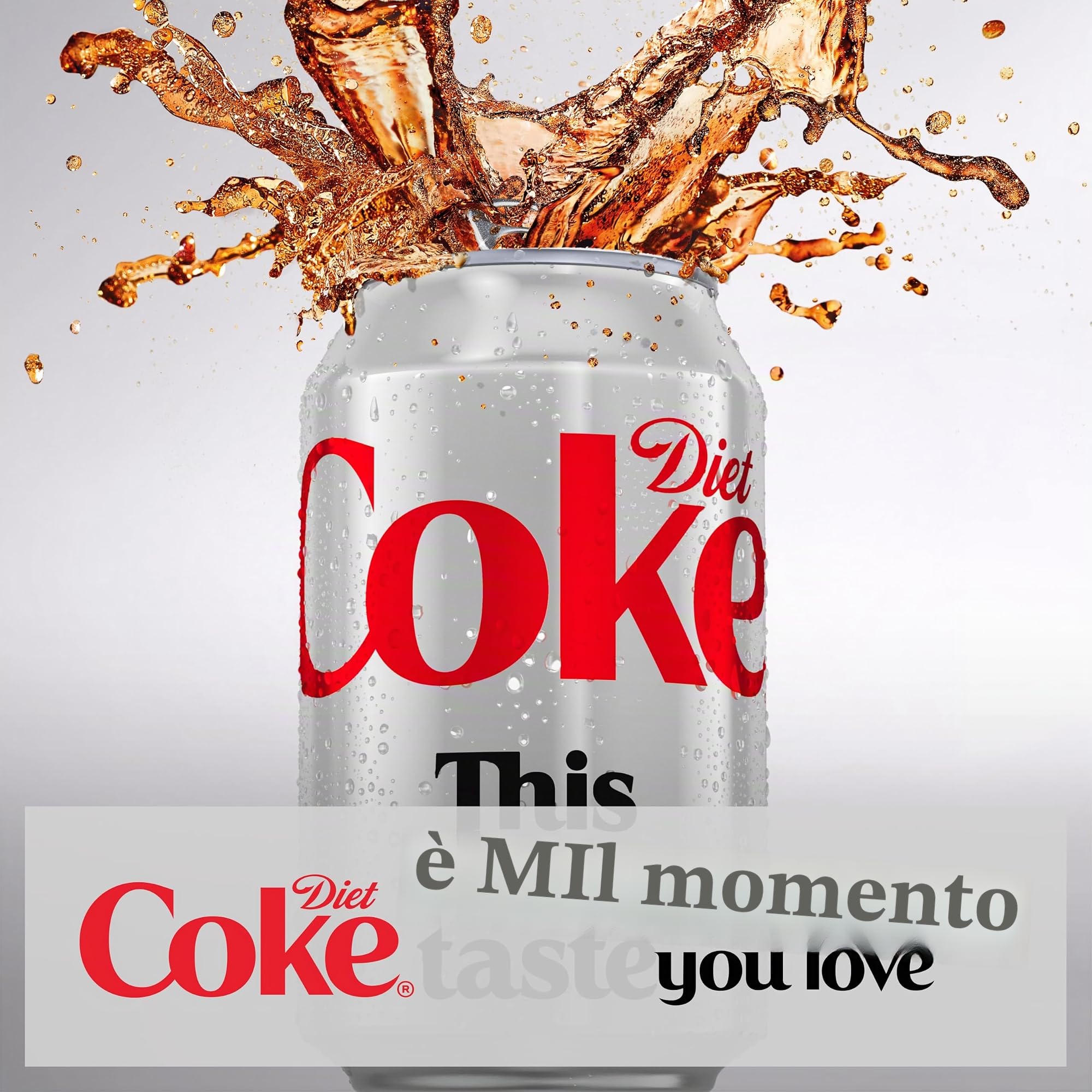 Lattine di coke dieta, 8 x 330 ml